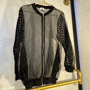 RP4LF Women’s Mesh See-Through Jacket – Size Small